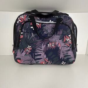 VANKEAN Rolling Laptop Bag Wheeled Briefcase Floral Travel Carry On Tote